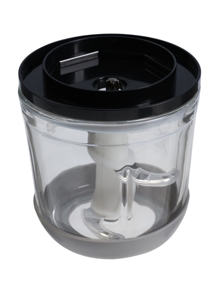 Измельчитель Sakura SA-6270BK, 0.6 л, 400 Вт, стекло, 2 ножа, чёрный - фото 51881600