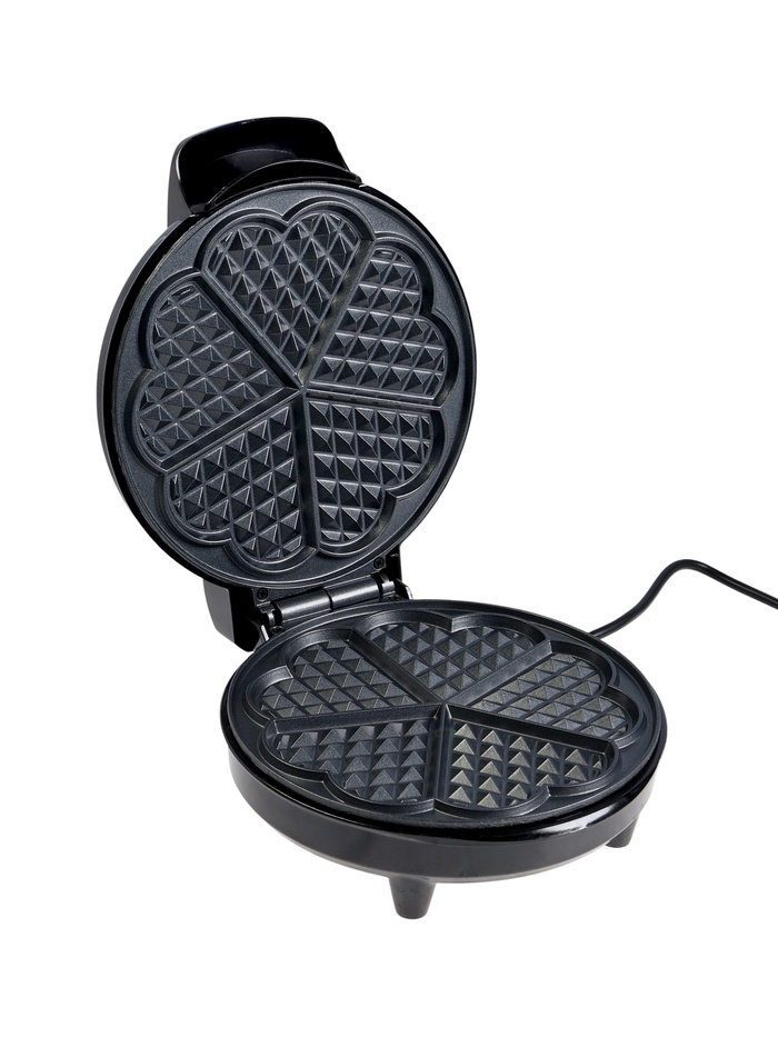 Вафельница Sakura SA-7426Н, 1200 Вт, 170-200°С, венские вафли в форме сердца, антипригарное покрытие - фото 51881610