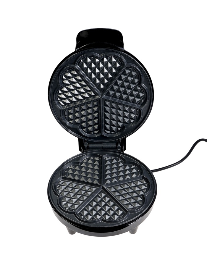 Вафельница Sakura SA-7426Н, 1200 Вт, 170-200°С, венские вафли в форме сердца, антипригарное покрытие - фото 51881612