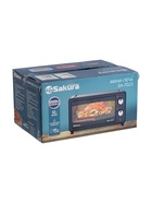 Мини печь Sakura SA-7023BK, настольная, 12 л, 1000 Вт, 250°С, 3 режима, таймер до 60 мин - фото 23599959