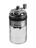 Кофемолка Sakura SA-6164, 3 в 1, мельница, стеклянная ёмкость для хранения, стакан для кофе - Фото 2