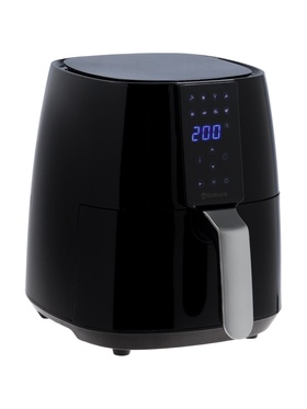 Аэрогриль Sakura SA-7688BK, 1500 Вт, 4 л, 8 программ, 80-200°С, таймер, LED дисплей
