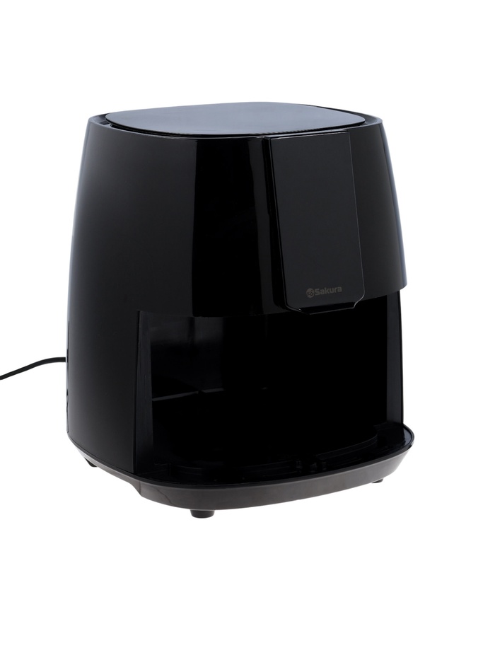 Аэрогриль Sakura SA-7688BK, 1500 Вт, 4 л, 8 программ, 80-200°С, таймер, LED дисплей - фото 51881658