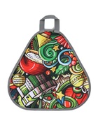 Ледянка мягкая Xmas, треугольная, d=41 см, толщина 1.2 см, рисунок МИКС - Фото 5