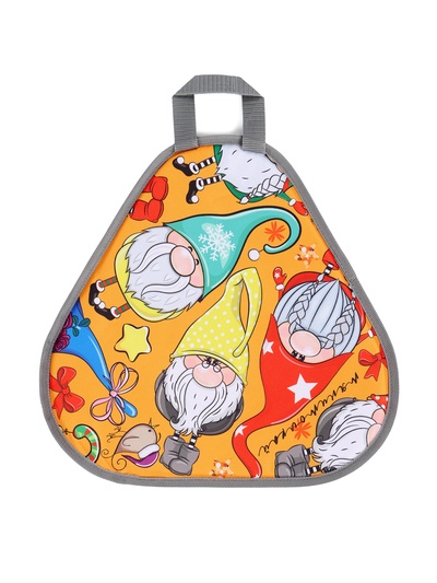 Ледянка мягкая Gnome, треугольная, d=41 см, толщина 1.2 см, рисунок МИКС