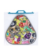 Ледянка мягкая Sova, треугольная, d=41 см, толщина 1.2 см, цвет лимонный, рисунок МИКС - Фото 7