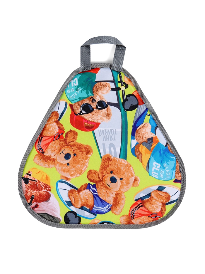 Ледянка мягкая Bear, треугольная, d=41 см, толщина 1.2 см, рисунок МИКС - Фото 1