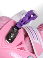 Коньки детские раздвижные BlackAqua, р. 34-37, для фитнеса, розовые 10964191