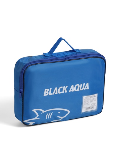 Коньки детские раздвижные BlackAqua, р. 34-37, для фитнеса, синие
