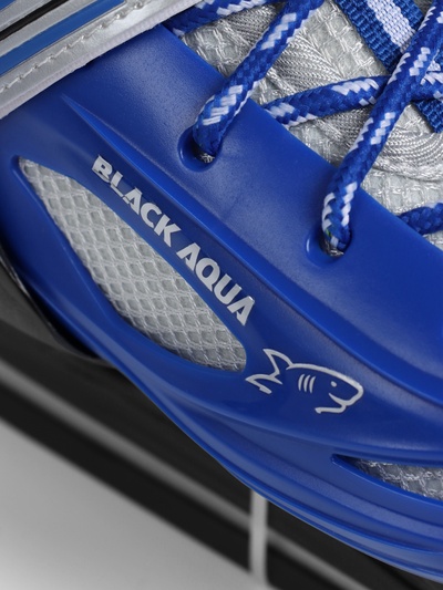 Коньки детские раздвижные BlackAqua, р. 34-37, для фитнеса, синие