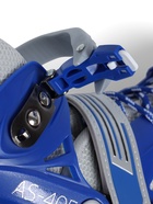 Коньки детские раздвижные BlackAqua, р. 34-37, для фитнеса, синие 10964194