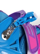 Коньки детские раздвижные BlackAqua, р. 30-33, для фитнеса, с роликовой платформой, мультиколор 10964198