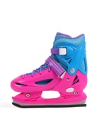 Коньки детские раздвижные BlackAqua, р. 30-33, для фитнеса, с роликовой платформой, мультиколор 10964198