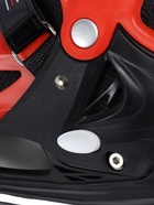 Коньки детские раздвижные BlackAqua, р. 30-33, для фитнеса, с роликовой платформой, красные, чёрные 10964201