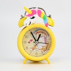 УЦЕНКА Часы - будильник настольные детские «Единорог», плавный ход, d=6.5 см, 12.5×7.5×5 см - Фото 1