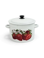 УЦЕНКА Кастрюля эмалированная, 9 л, d=26.5 см, с крышкой, белая - Фото 5