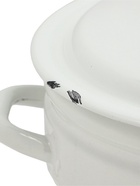 УЦЕНКА Кастрюля эмалированная, 12 л, d=26.3 см, с крышкой, белая - Фото 2