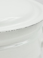 УЦЕНКА Кастрюля эмалированная, 12 л, d=26.3 см, с крышкой, белая - Фото 3