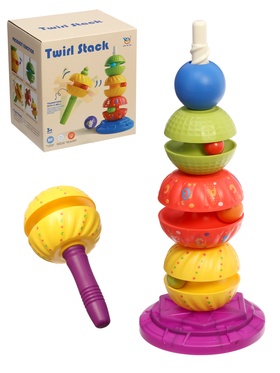 Развивающая пирамидка «Закрути шарик» 37 см