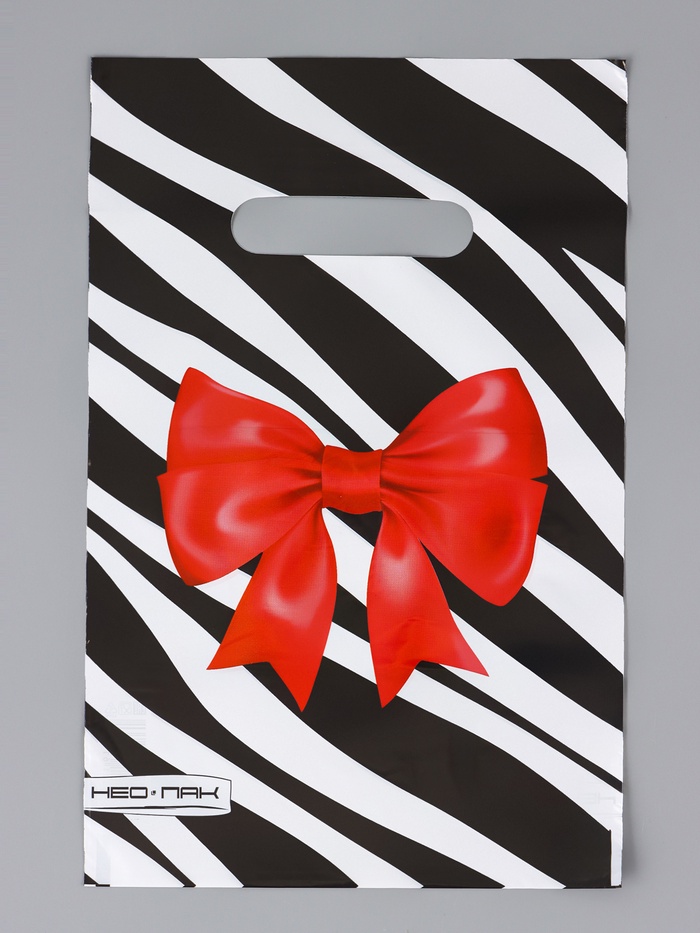 Пакет «Бантик», полиэтиленовый с вырубной ручкой, 20×30 см, 30 мкм - Фото 1