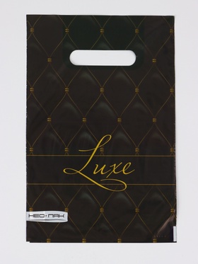 Пакет «Люкс», полиэтиленовый с вырубной ручкой, 20×30 см, 30 мкм