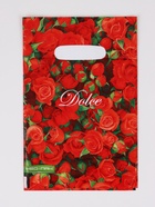 Пакет "Мелкие красные розы", полиэтиленовый с вырубной ручкой, 20х30 см, 30 мкм 10958828