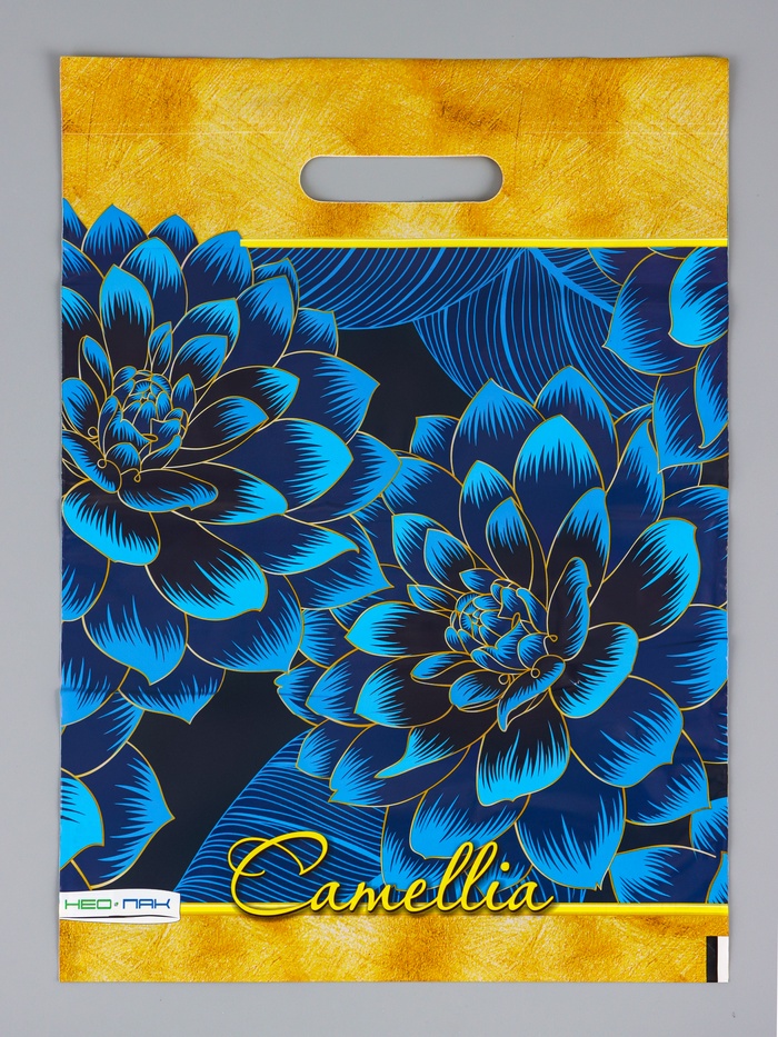 Пакет «Камелия», полиэтиленовый с вырубной ручкой 30×40 см, 60 мкм - Фото 1