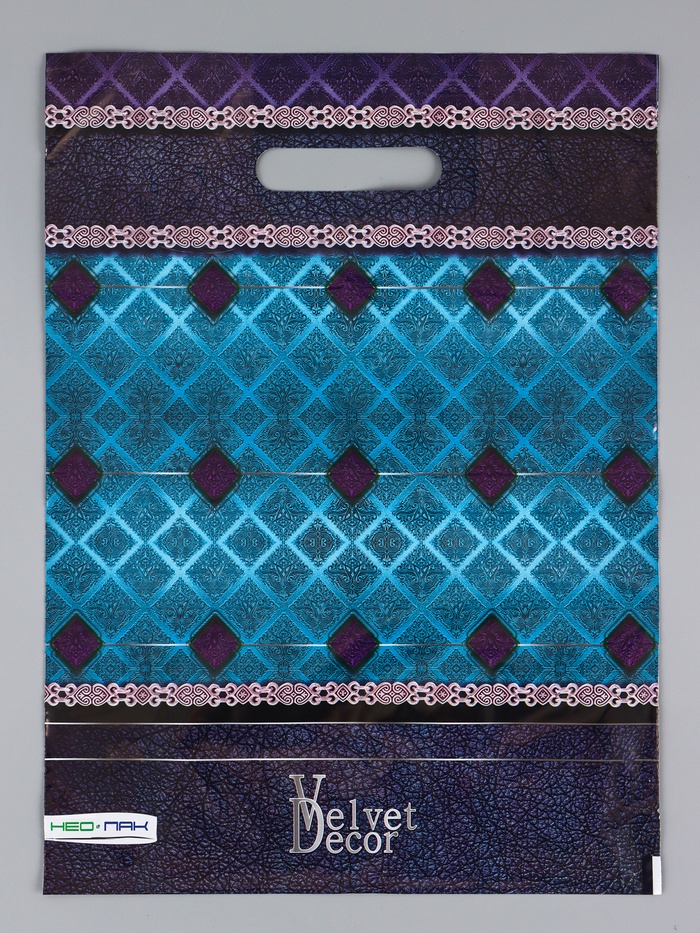 Пакет «Декор», полиэтиленовый с вырубной ручкой 30×40 см, 60 мкм - Фото 1