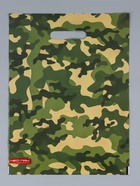 Пакет "Камуфляж , полиэтиленовый с вырубной ручкой 30х40 см, 60 мкм 10958837