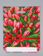 Пакет «Атласный бант», полиэтиленовый с вырубной ручкой, 37×46 см, 30 мкм - Фото 2