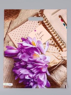 Пакет «Крокусы», полиэтиленовый с вырубной ручкой, 37×46 см, 30 мкм - Фото 1