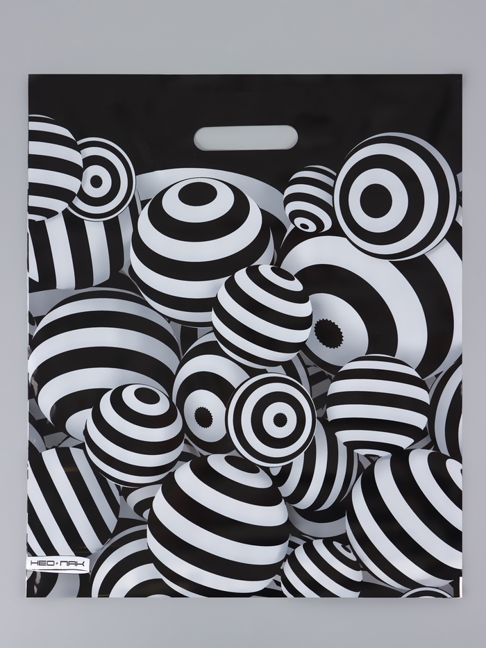 Пакет «Иллюзия», полиэтиленовый с вырубной ручкой 38×45 см, 60 мкм - Фото 1