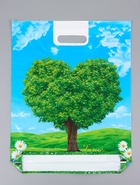 Пакет «Признание», полиэтиленовый с вырубной ручкой 38×47 см, 60 мкм - Фото 2