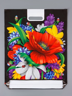 Пакет «Мак», полиэтиленовый с вырубной ручкой 41?51?4 80 мкм (комплект 25 шт)