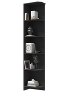 Шкаф – пенал торевой, 285×487×2200 мм, цвет графит 10954733