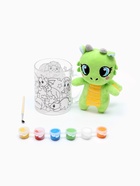 Кружка раскраска + игрушка "Дракончики у ёлки" 9770492 10963459