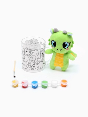 Кружка раскраска + игрушка 