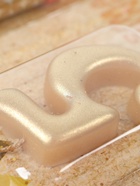 УЦЕНКА Свеча для торта цифра "5", "Овал + фонтан" золотая 10974481