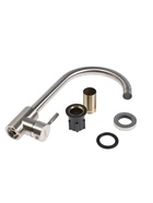 УЦЕНКА Смеситель для кухни ZEIN Z3827, однорычажный, высота излива 27 см, сатин - Фото 20