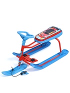 УЦЕНКА Снегокат «Тимка спорт 1+» Sportcar, голубой, красный, TC1+/SC Nika Kids - Фото 5
