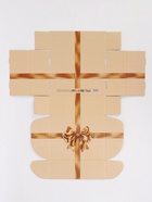 Коробка складная «Золотой бант», 27×21×9 см - фото 67928205