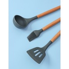 УЦЕНКА Набор кухонных принадлежностей «Фаварис» 7 предметов 34×12.5×12.5 см, серая - Фото 5