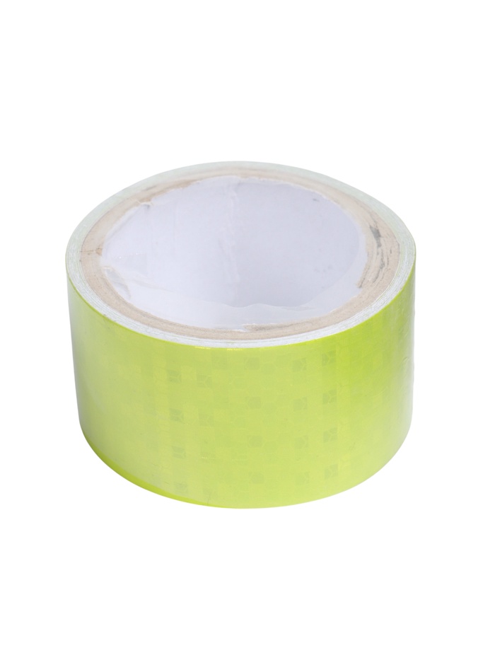 УЦЕНКА Светоотражающая лента TORSO, самоклеящаяся, зеленая, 5 см х 3 м - Фото 1