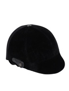 УЦЕНКА Шлем для верховой езды, бархат, одноразмерный, бархатный, черный - Фото 1