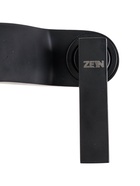 УЦЕНКА Смеситель для раковины ZEIN Z3812, дизайнерский, однорычажный, картридж 35 мм, черный 1097474 10974743