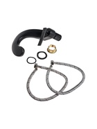 УЦЕНКА Смеситель для раковины ZEIN Z3812, дизайнерский, однорычажный, картридж 35 мм, черный 1097474 10974743