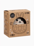 Прорезыватель погремушка «Зайка», силиконовый, 12.5 см, бежевый - Фото 5