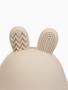 Прорезыватель погремушка «Зайка», силиконовый, 12.5 см, бежевый - фото 65461416