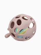 Прорезыватель погремушка «Зайка», силиконовый,12,5 см, розовый - Фото 9