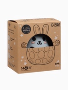 Прорезыватель погремушка «Зайка», силиконовый, 12.5 см, серо-голубой - фото 65567929